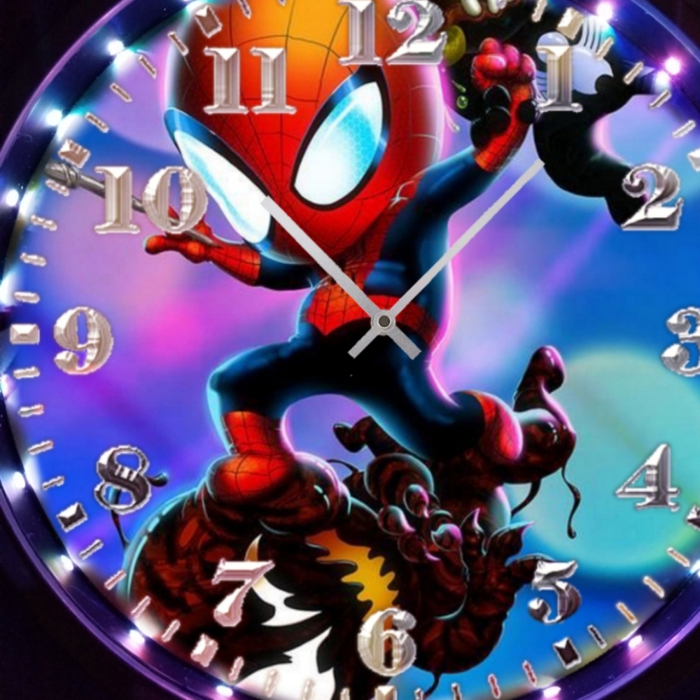 Chibi spider clock